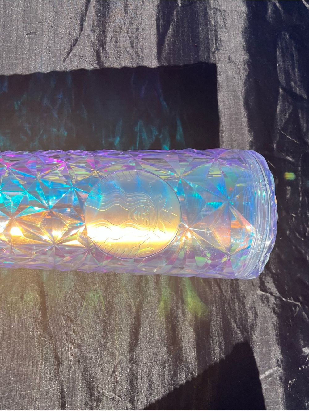 Starbucks Iridescent Holographic Tumbler - Blue Purple Pink Gold